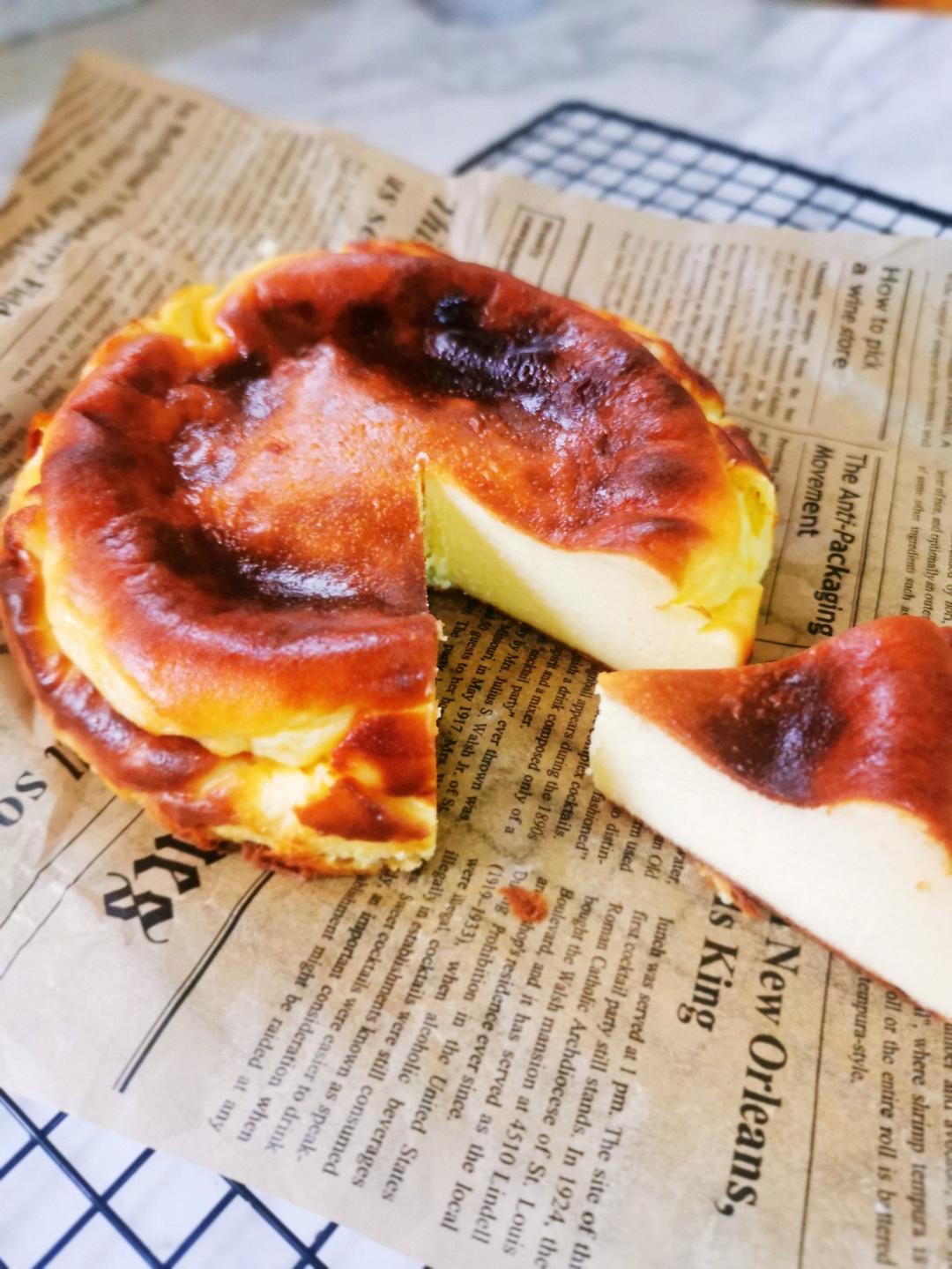 巴斯克芝士蛋糕『最简单的蛋糕』零失败🔥芝士控