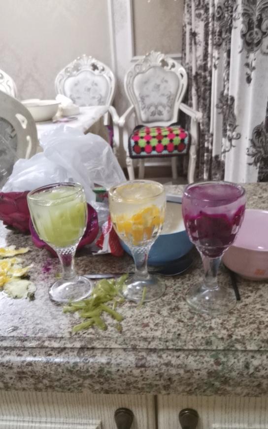 自制水果果冻 (白凉粉版)