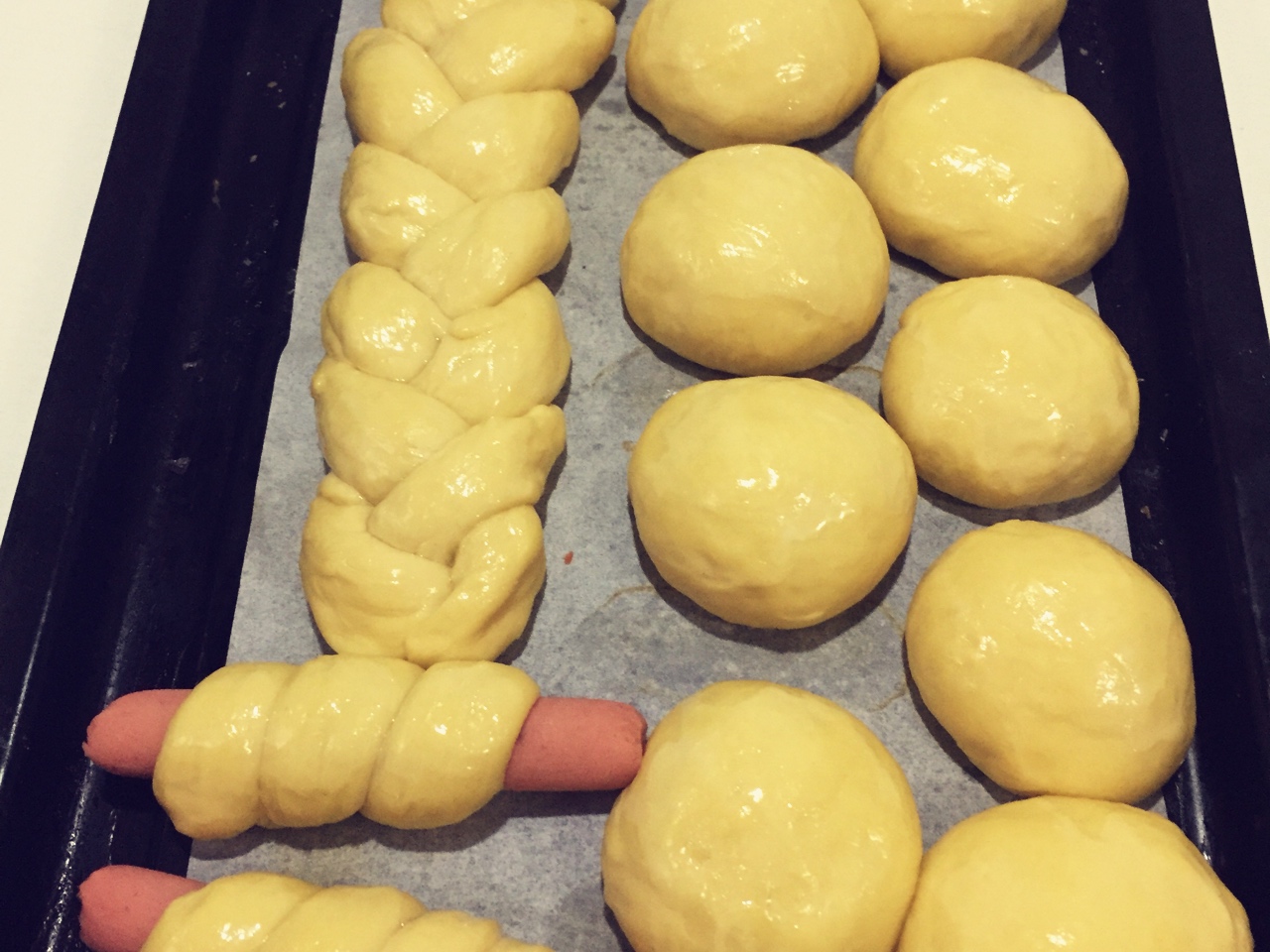 超松软北海道造型面包（简单易操作）的做法 步骤6