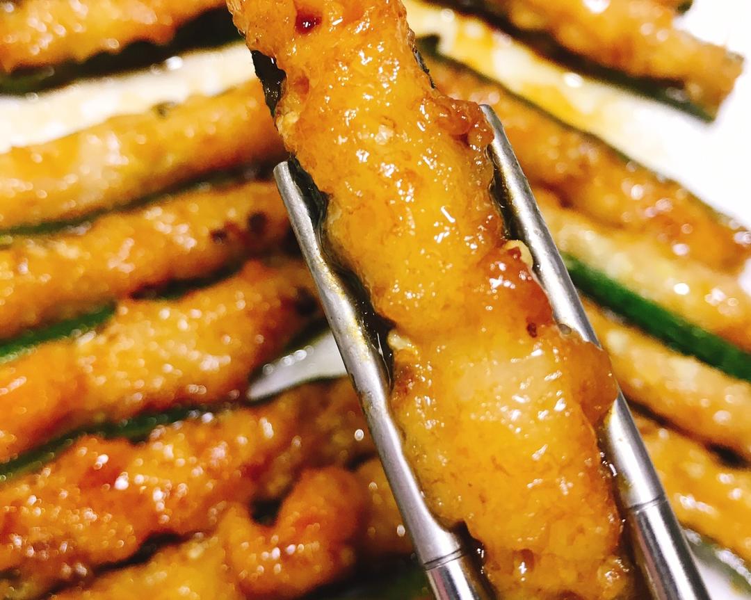 虾滑酿秋葵的做法