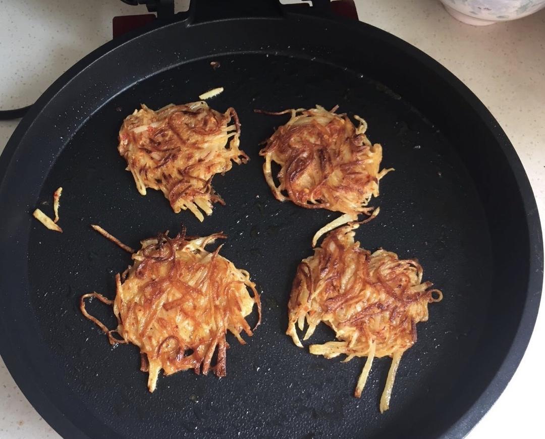 土豆丝鸡蛋饼