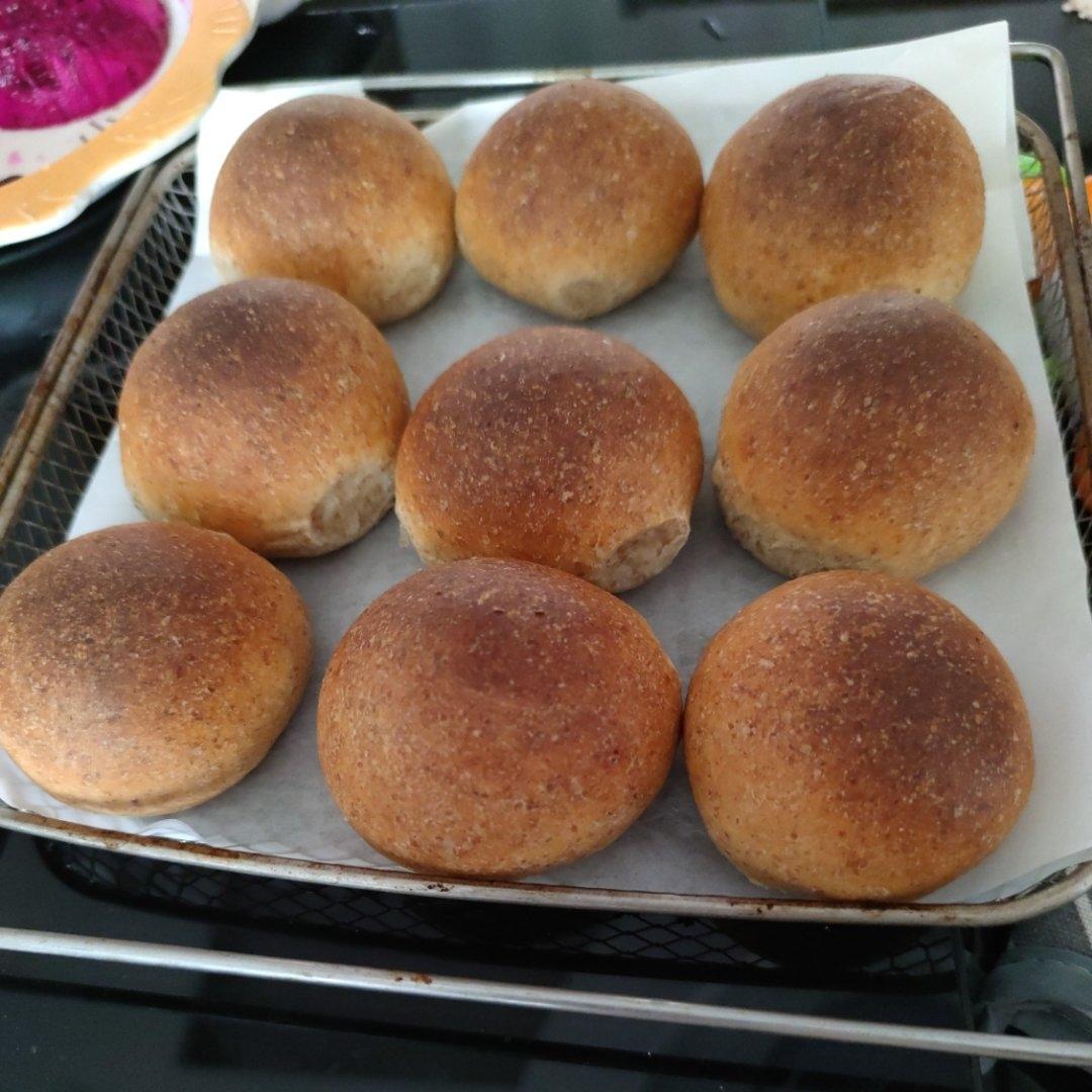不用揉面的减脂全麦小餐包