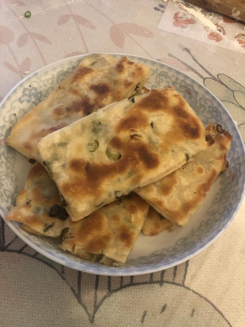 葱油饼-自己做薄脆酥香层层分明且一点儿都不油