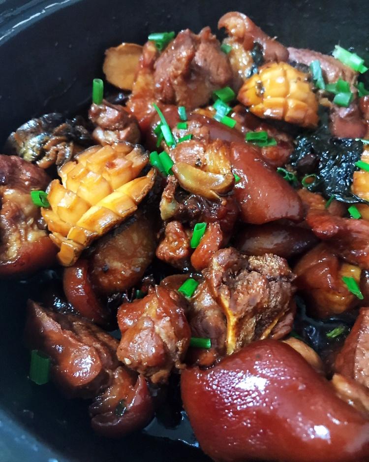 过年硬菜【鲍鱼红烧肉】