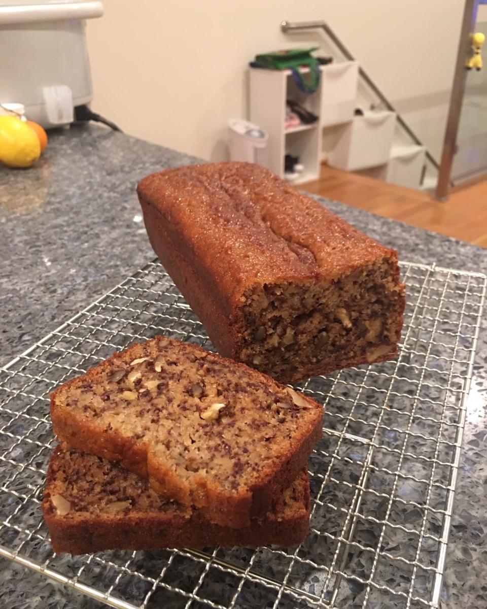 星巴克香蕉核桃蛋糕（Banana loaf）