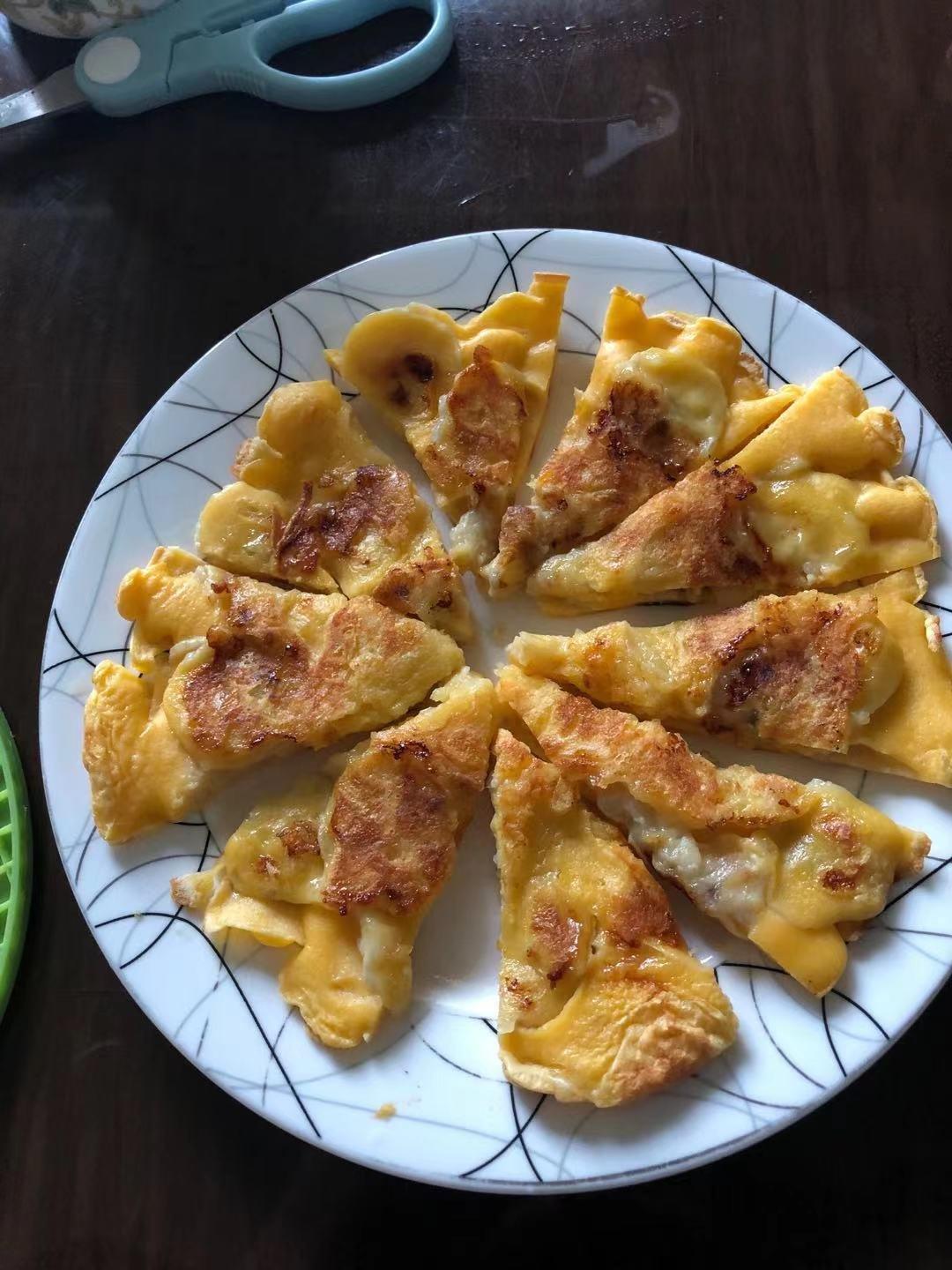 快手宝宝辅食—香蕉芝士饼