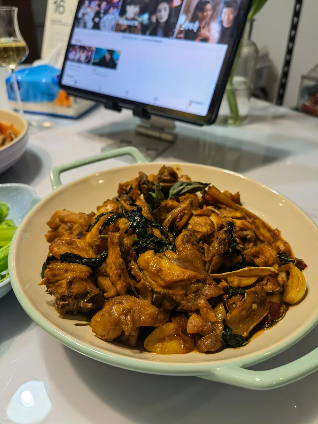 台式三杯鸡