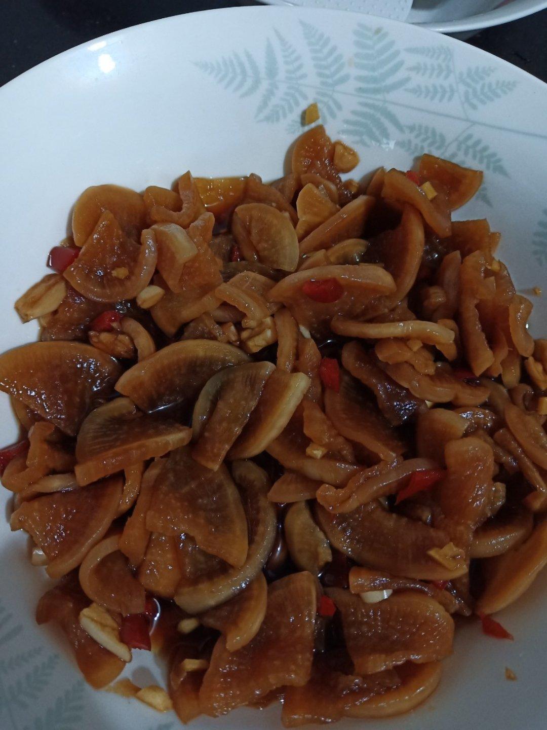 酸甜爽口白萝卜咸菜