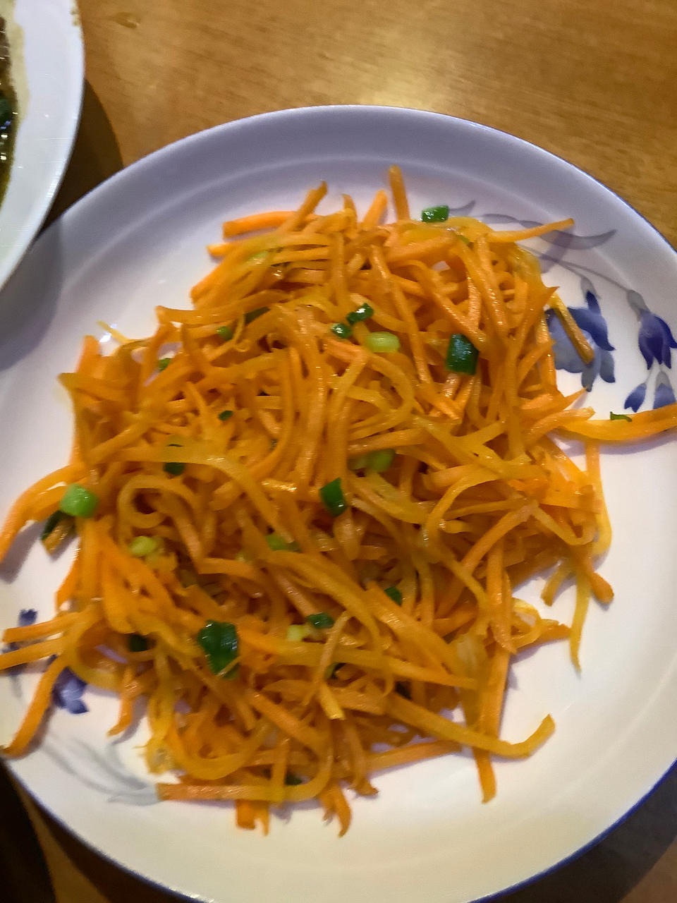 清炒胡萝卜丝