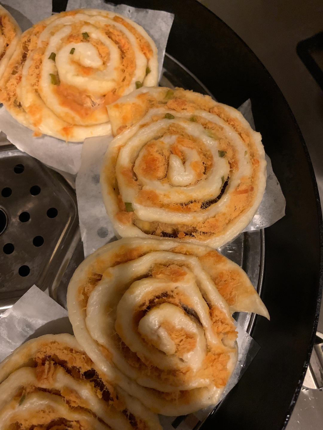 (一次发酵）好吃到停不下来的香甜肉松手撕馒头卷