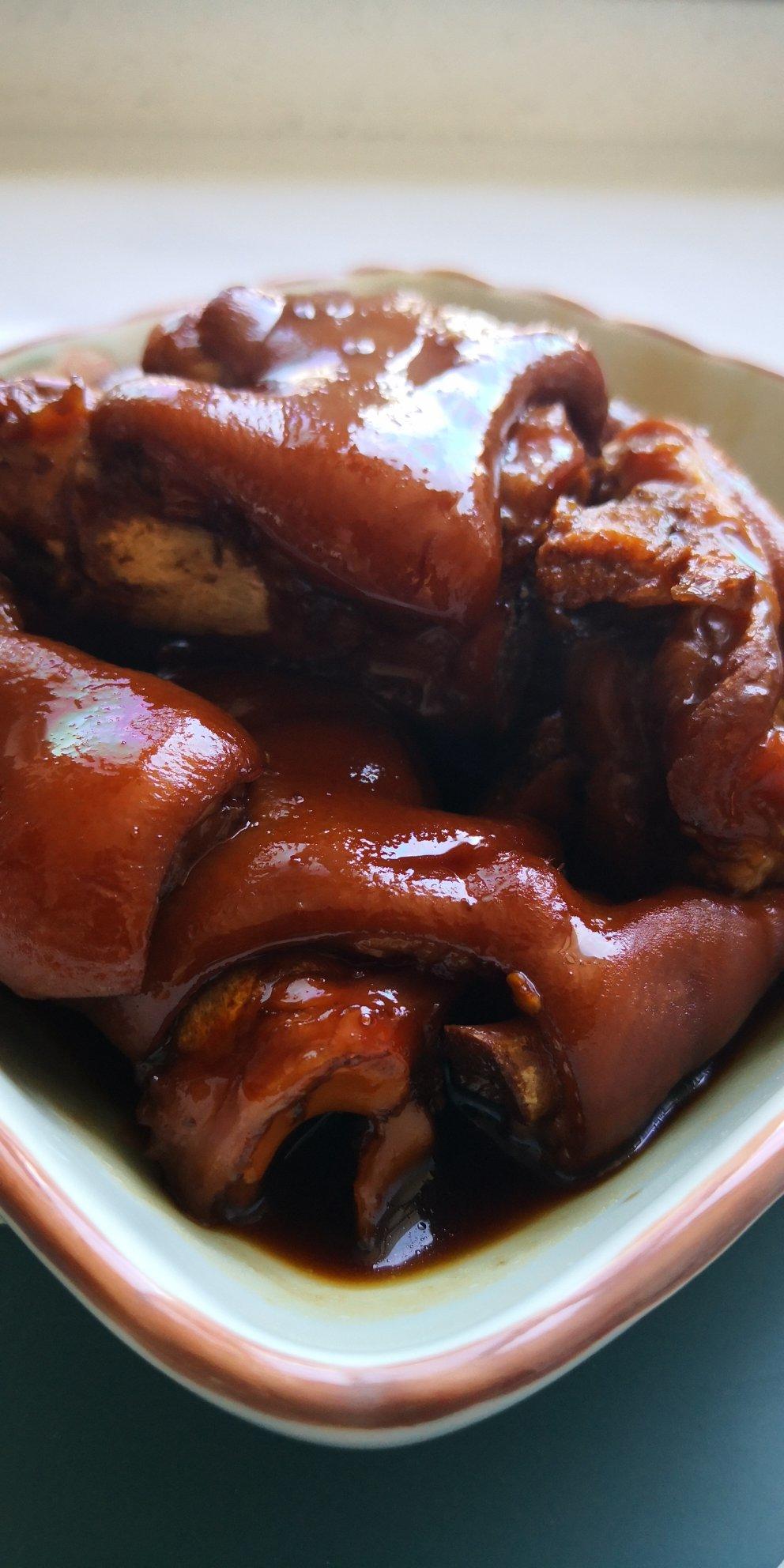 玻璃做的心做的国宴大师蒋叔秘制卤猪蹄