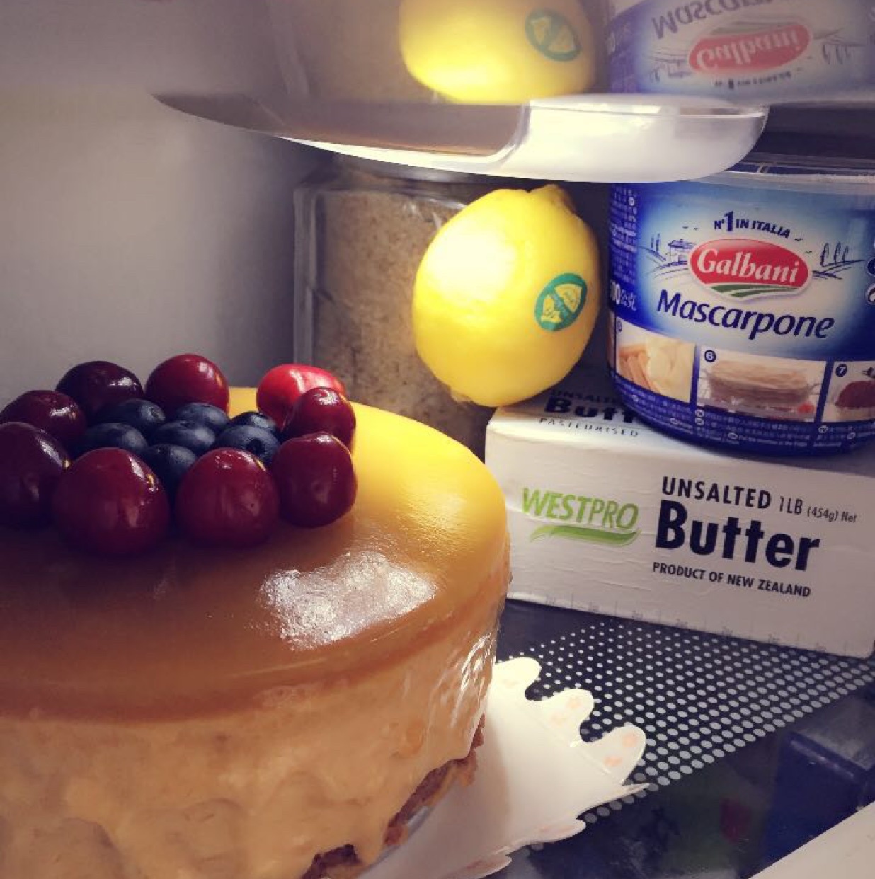 芒果冻芝士蛋糕