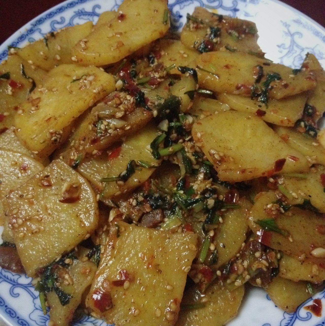 孜然烧烤土豆之无烤箱版