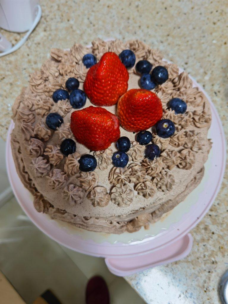 巧克力奶油蛋糕/巧克力奶油的操作手法。/「戚风及其衍生」烘焙视频蛋糕篇2