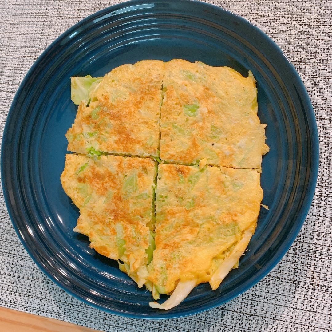 卷心菜鸡蛋饼