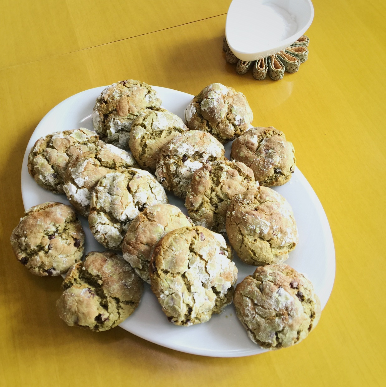 抹茶奶酪巧克力曲奇 Matcha Cream Cheese Choc Cookies