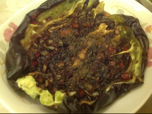 微波炉烤茄子