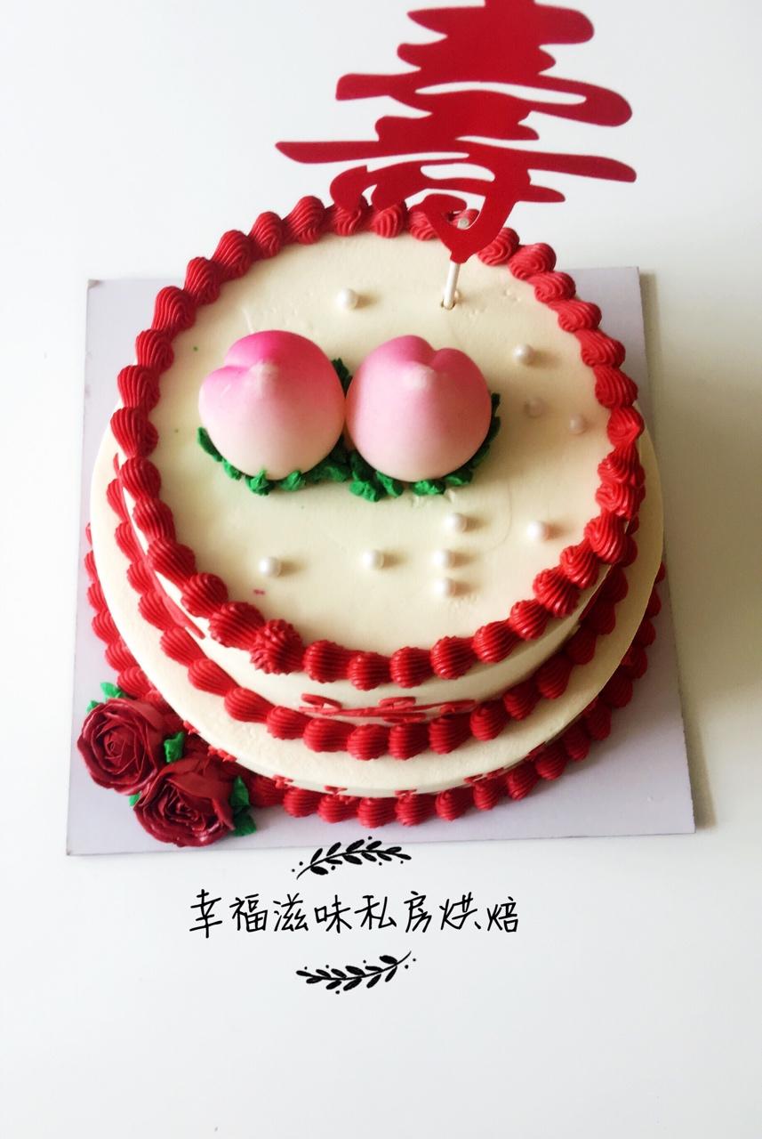 淡奶油裱花蛋糕