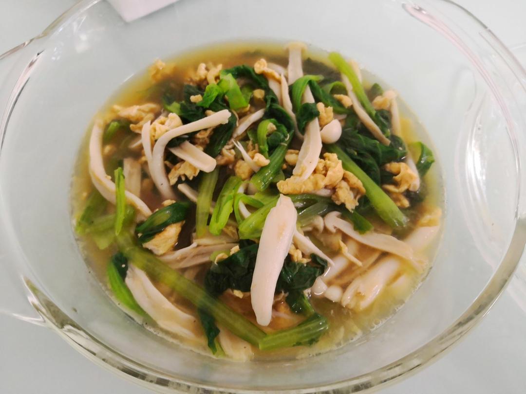 300大卡吃到撑 / 鲜美蘑菇烩青菜