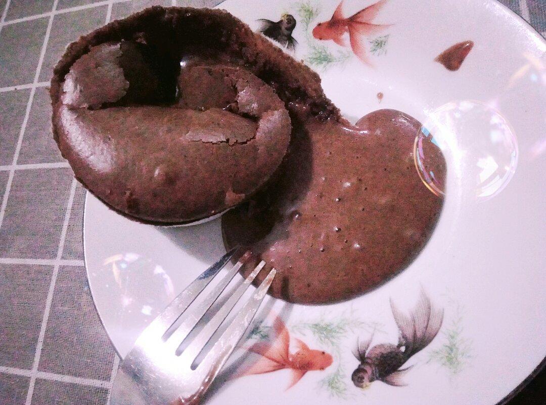 巧克力熔岩蛋糕(全图文超简单)