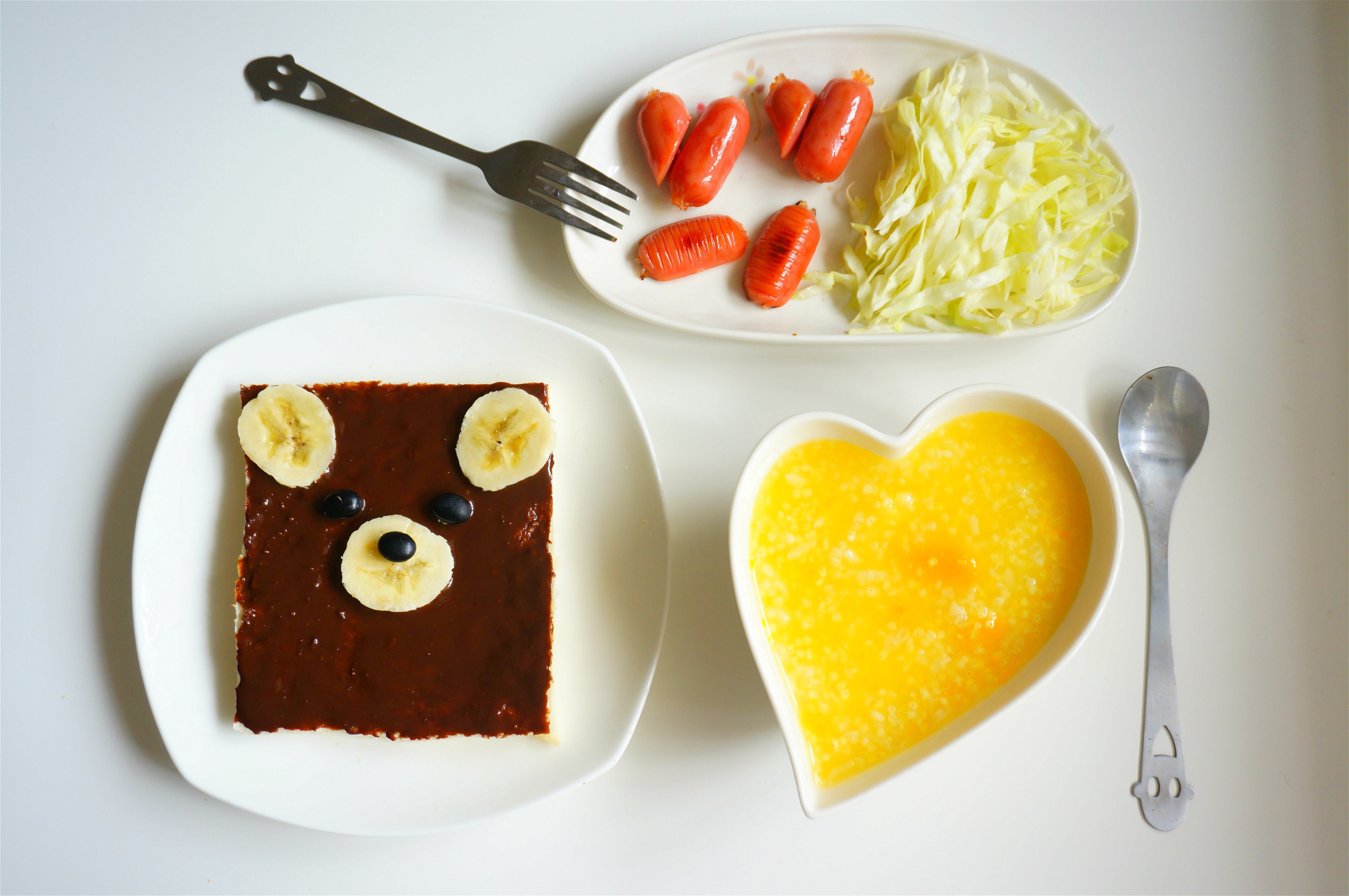 巧克力熊熊吐司