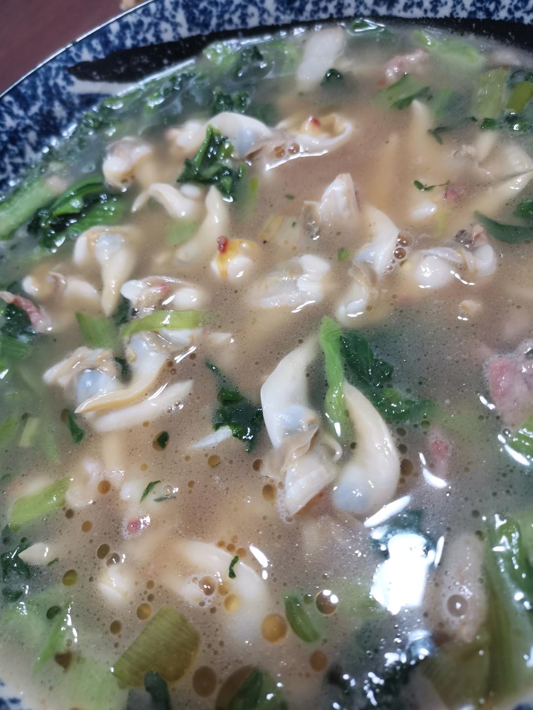 蛤蜊小白菜