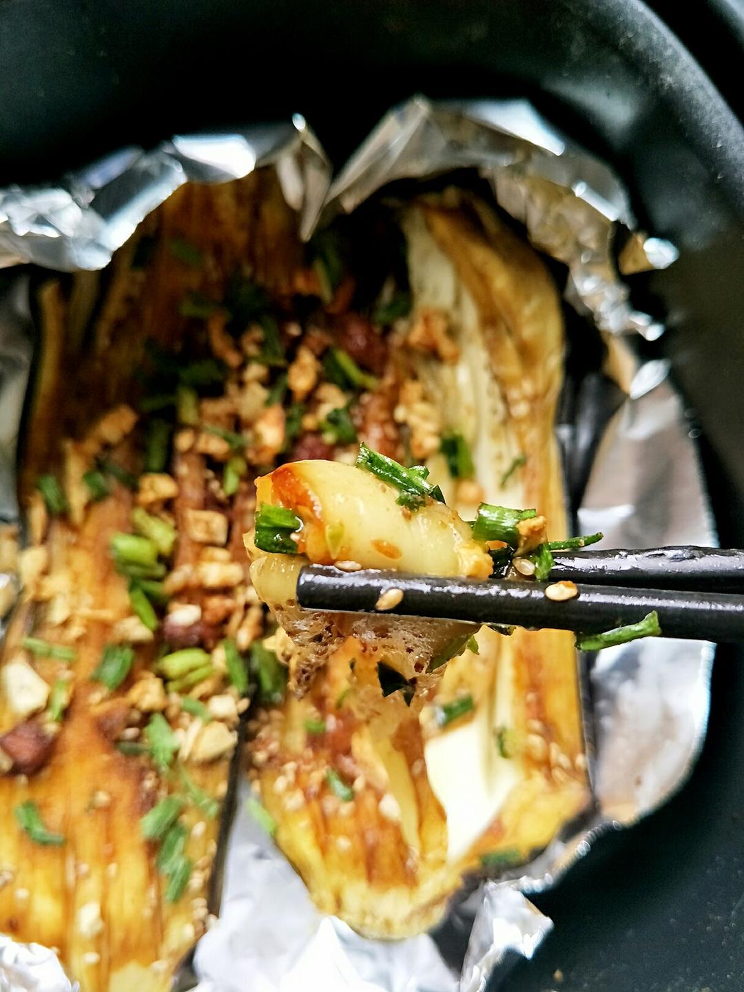 烤茄子（空气炸锅）的做法