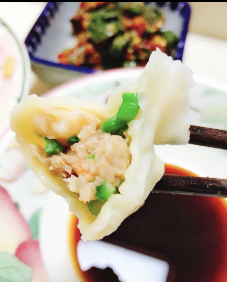 芦笋虾仁鲜肉饺子的做法 步骤5
