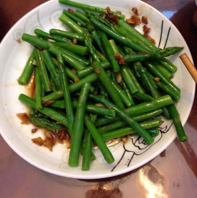 鲜味油淋芦笋
