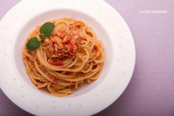快手茄汁金枪鱼意面的做法