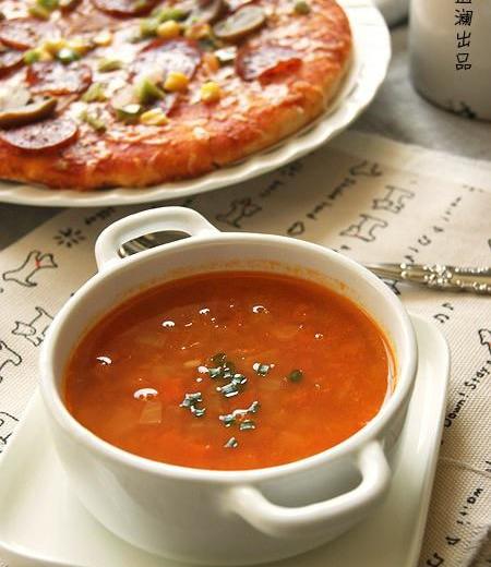 番茄洋葱汤的做法