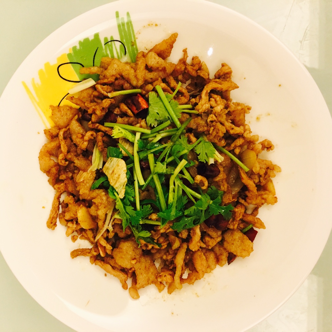 孜然青椒炒肉