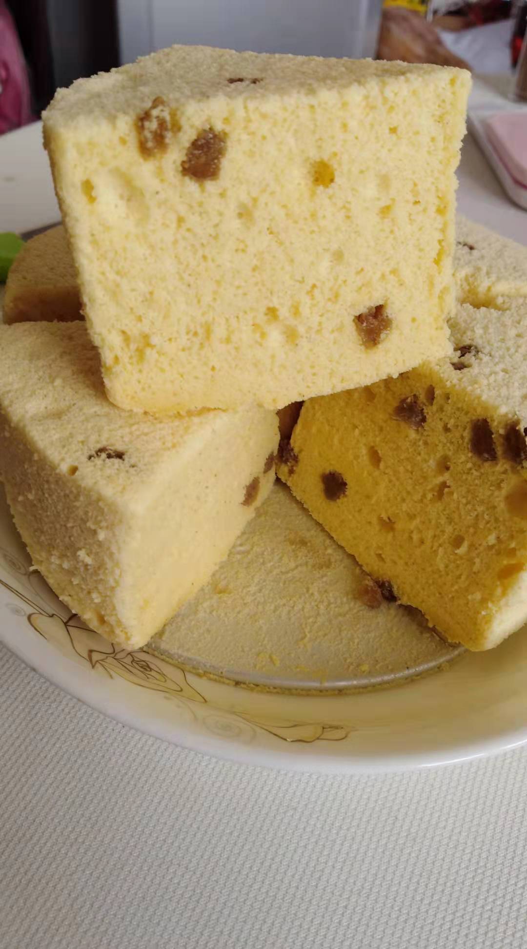 明媚家阳光做的小米蒸蛋糕