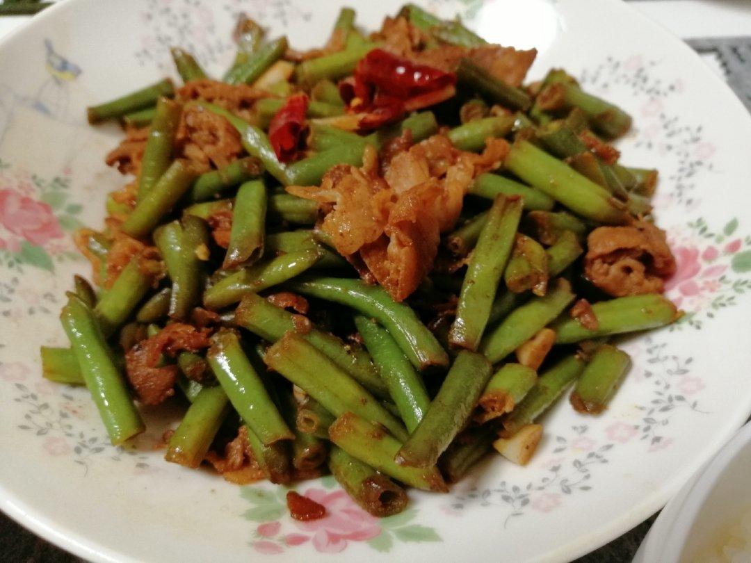 豆角炒肉