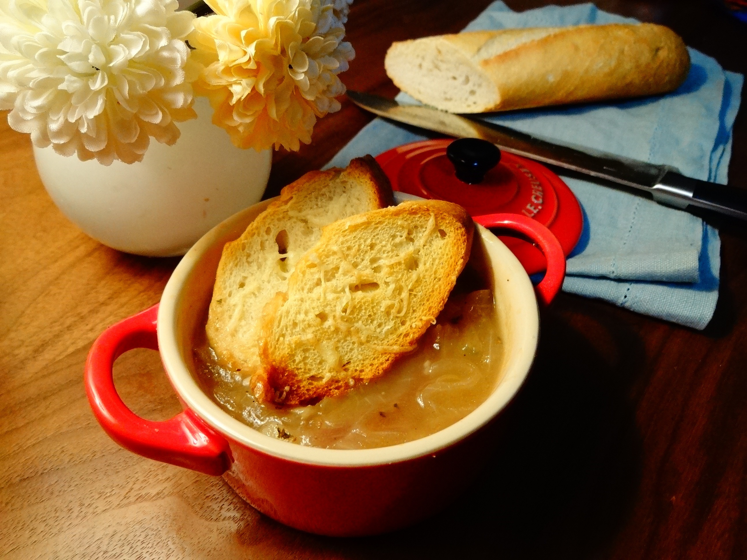 暖暖的法式洋葱汤的做法