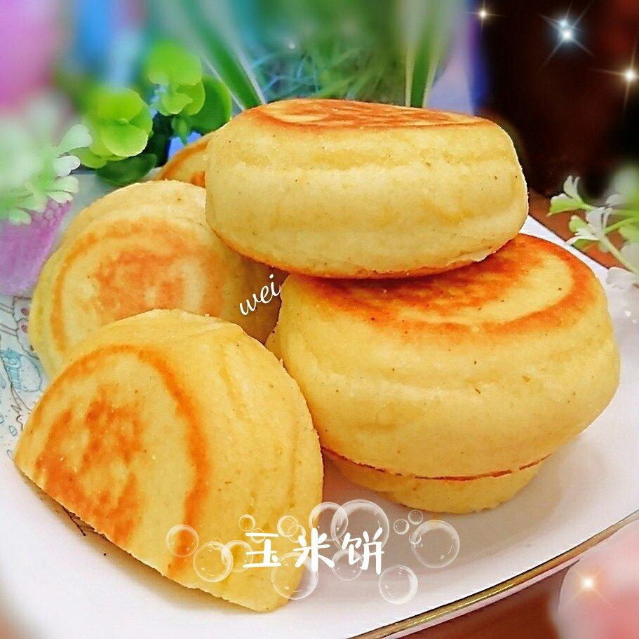 玉米面发面饼子