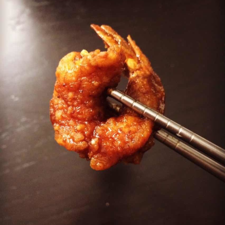 爆炒青虾