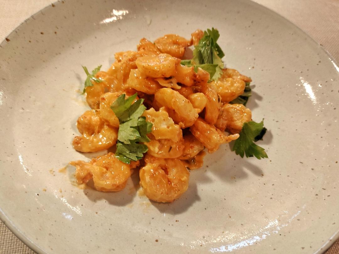 柏悦平替版芥末虾球