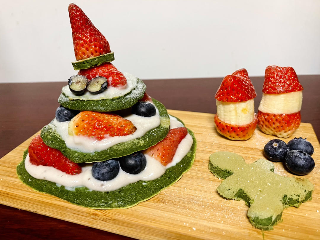 宝宝圣诞树松饼