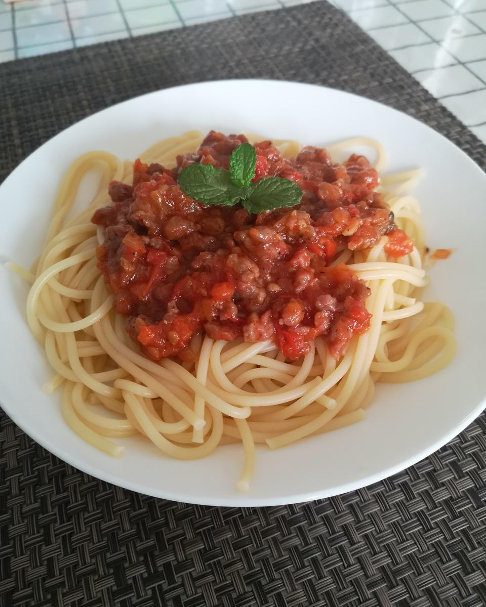 番茄肉酱意大利面