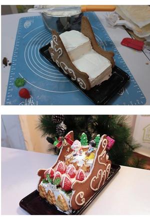 [香兰世家]圣诞鹿车蛋糕的做法 步骤3