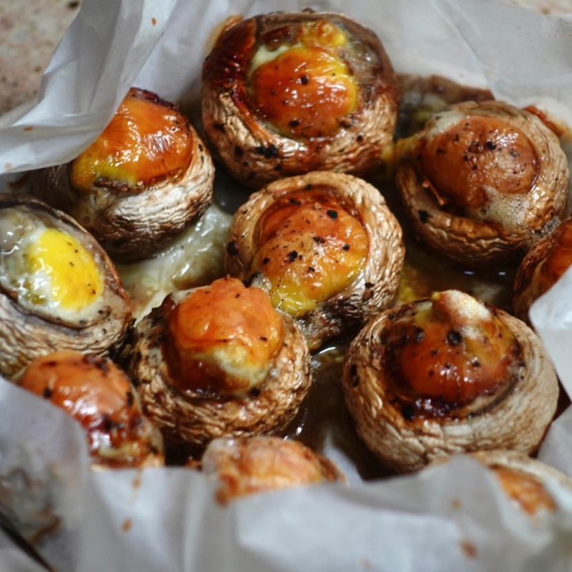 空气炸锅版口蘑鹌鹑蛋的做法