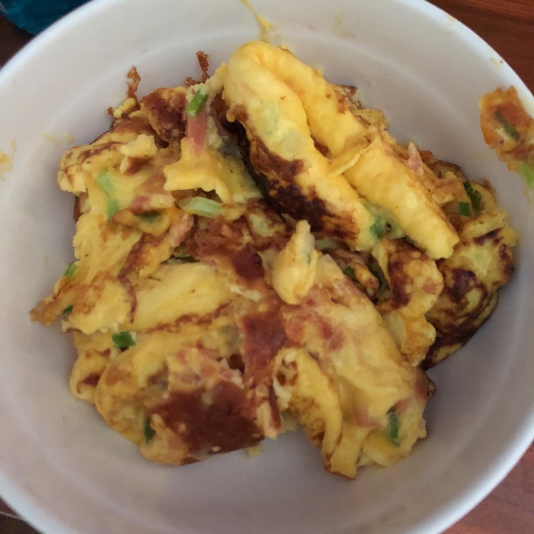 香肠芝士葱蛋烧