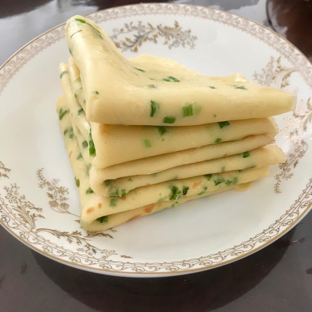 奶香葱花蛋饼（低筋面粉版）
