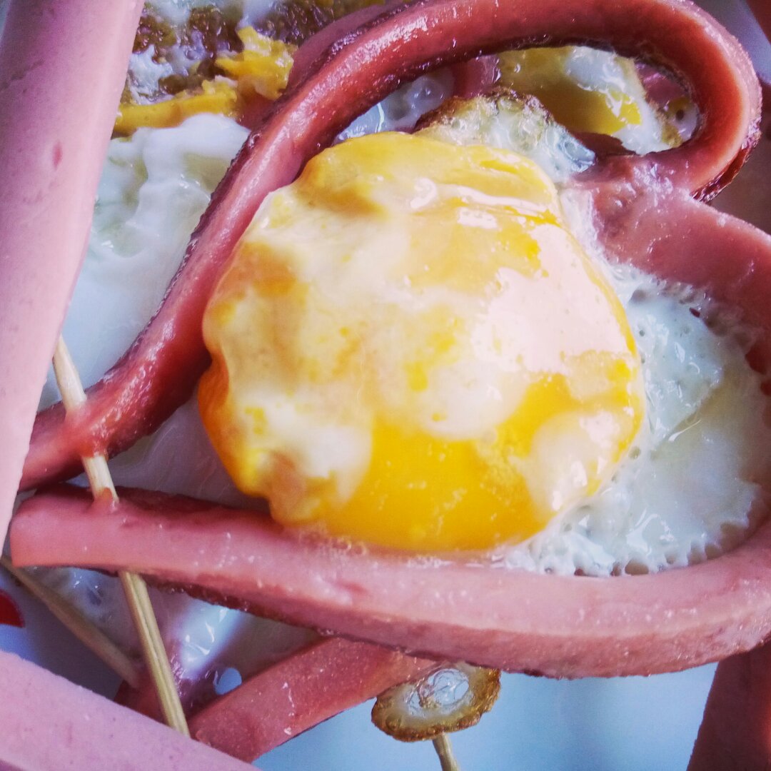 爱心香肠煎蛋