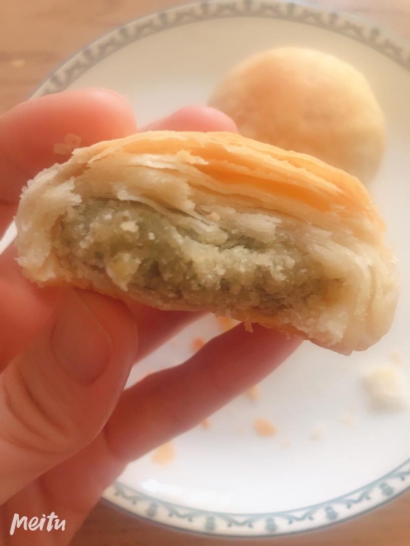 堂妈小厨——酥皮绿豆饼
