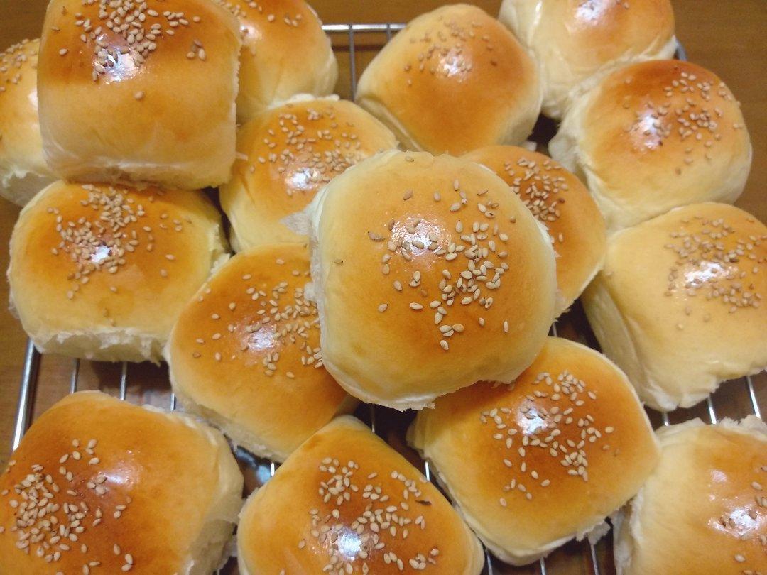 鲜奶油小餐包（一次发酵）