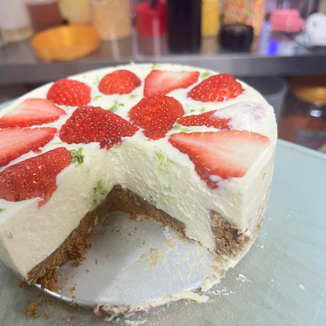 免烤！青柠芝士慕斯🍋