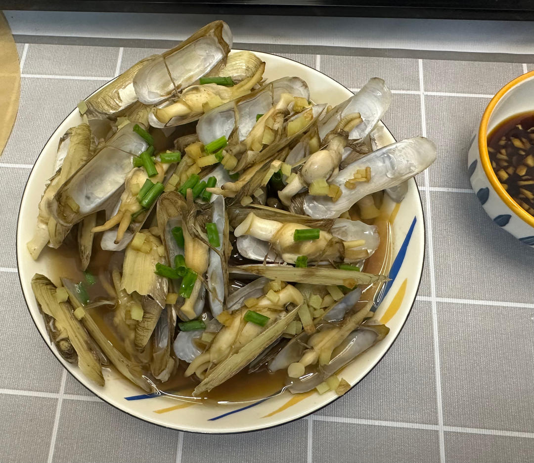葱油蛏子