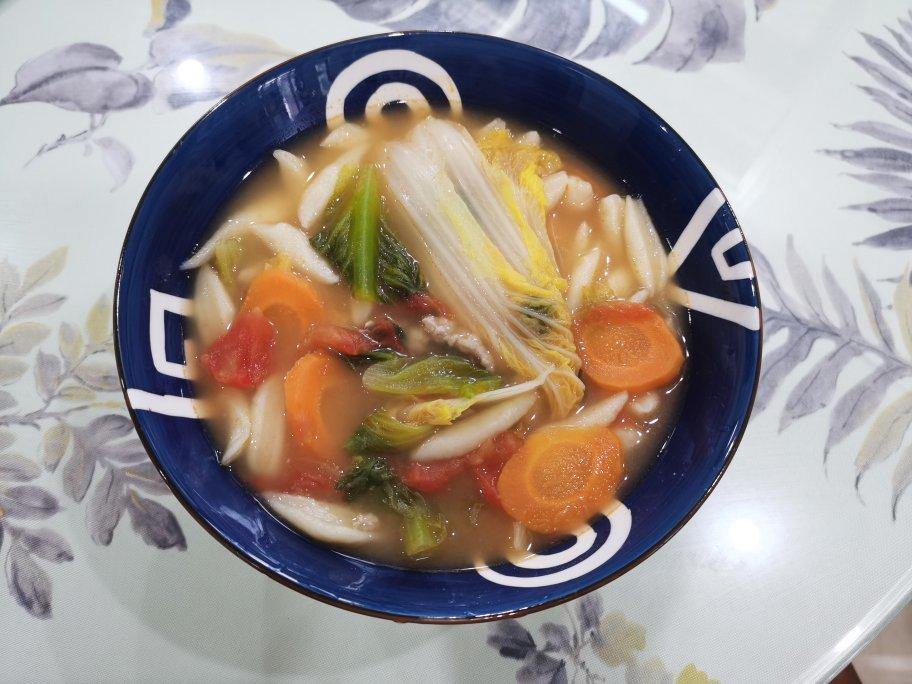 儿童营养快手餐—面疙瘩汤